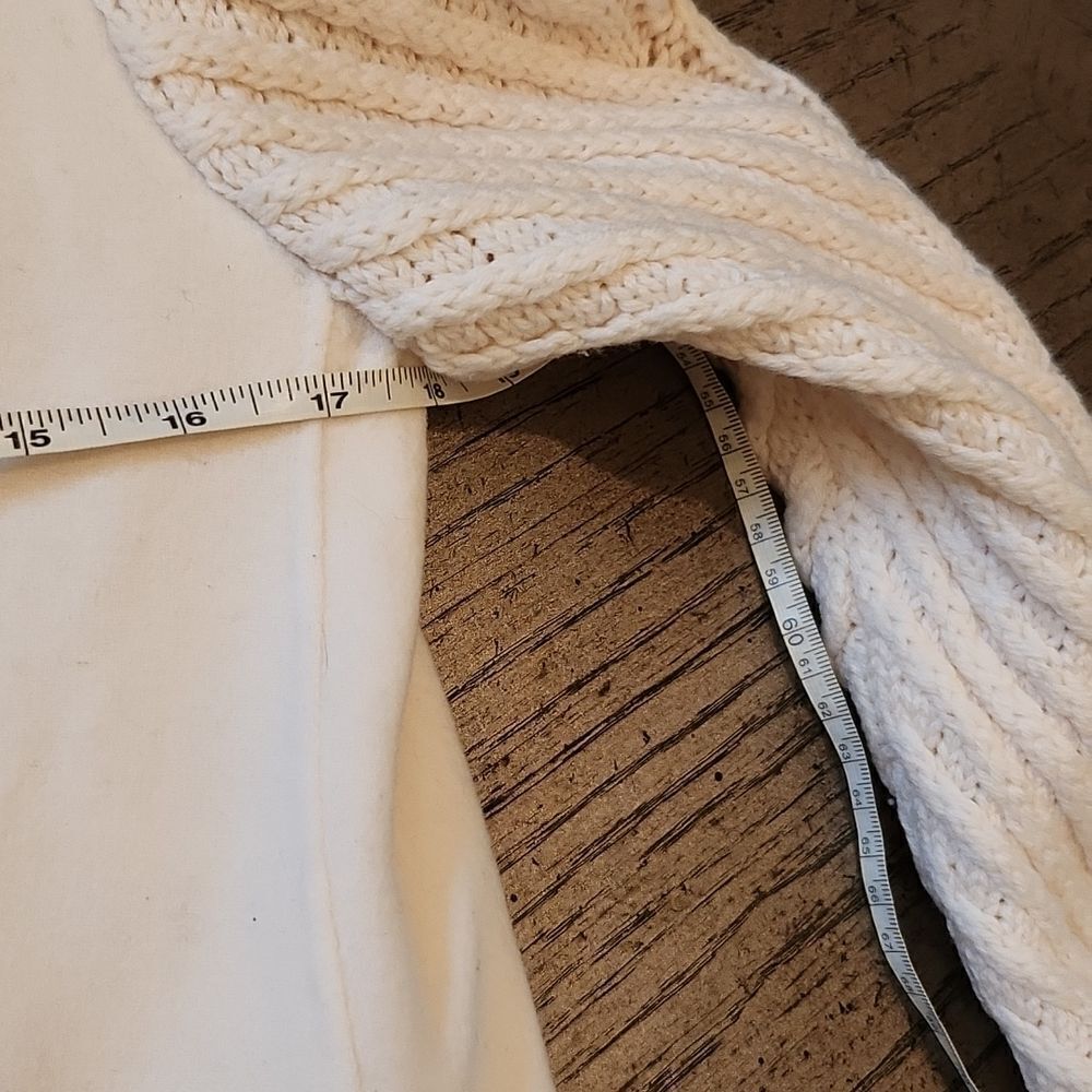 VINCE size S cream wool jacket - Picture 10 of 11